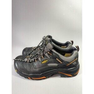 Keen Black Braddock Low Steel Toe Work Shoes Wide Width